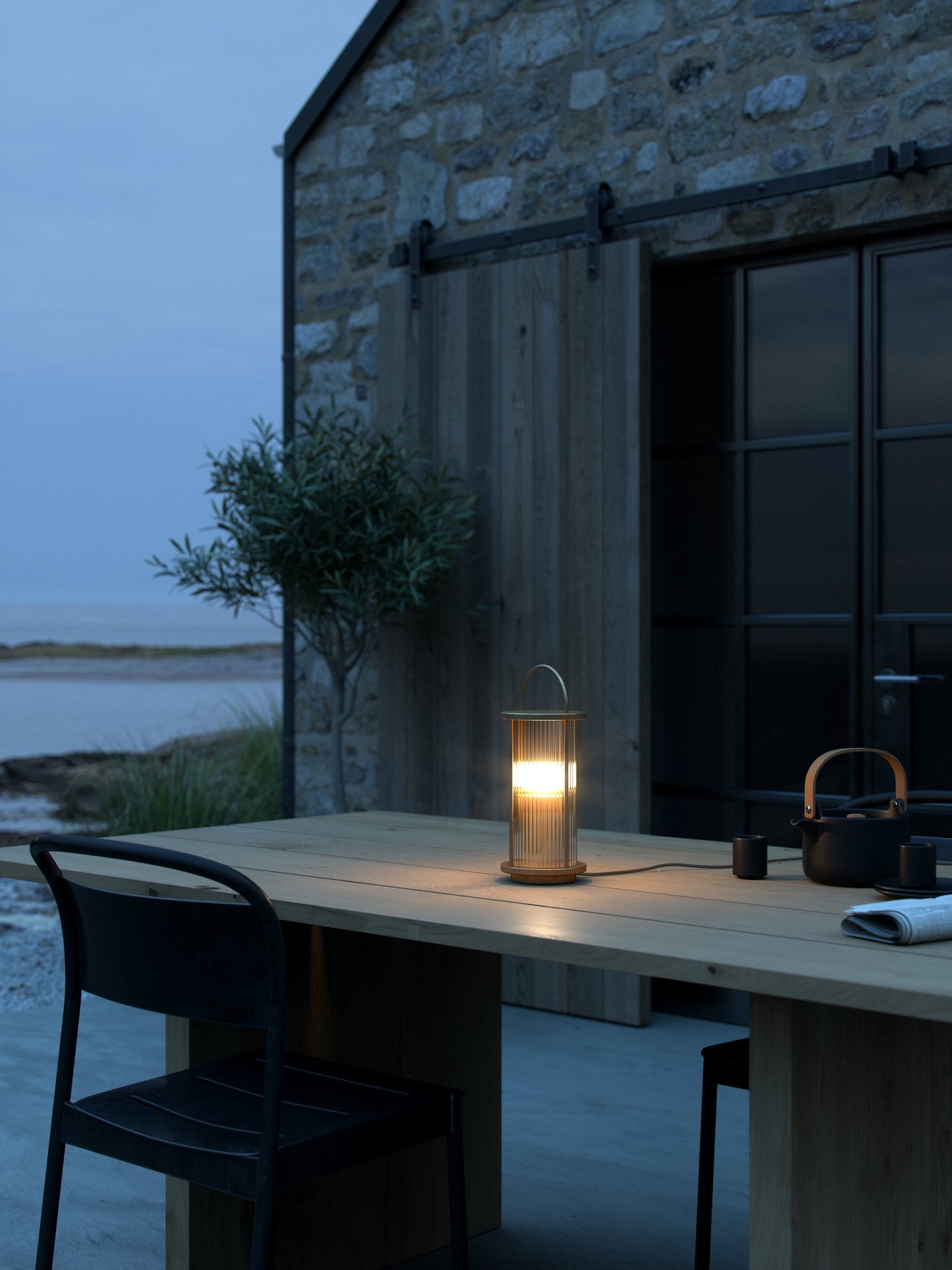 Nordlux Outdoor Lights Brass Linton Outdoor Table Lamp, brass or galvanised