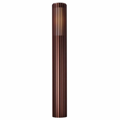 Nordlux Outdoor Lights Brown metalic Aludra 95 Tall Outdoor Garden Light, aluminium, black, or brown