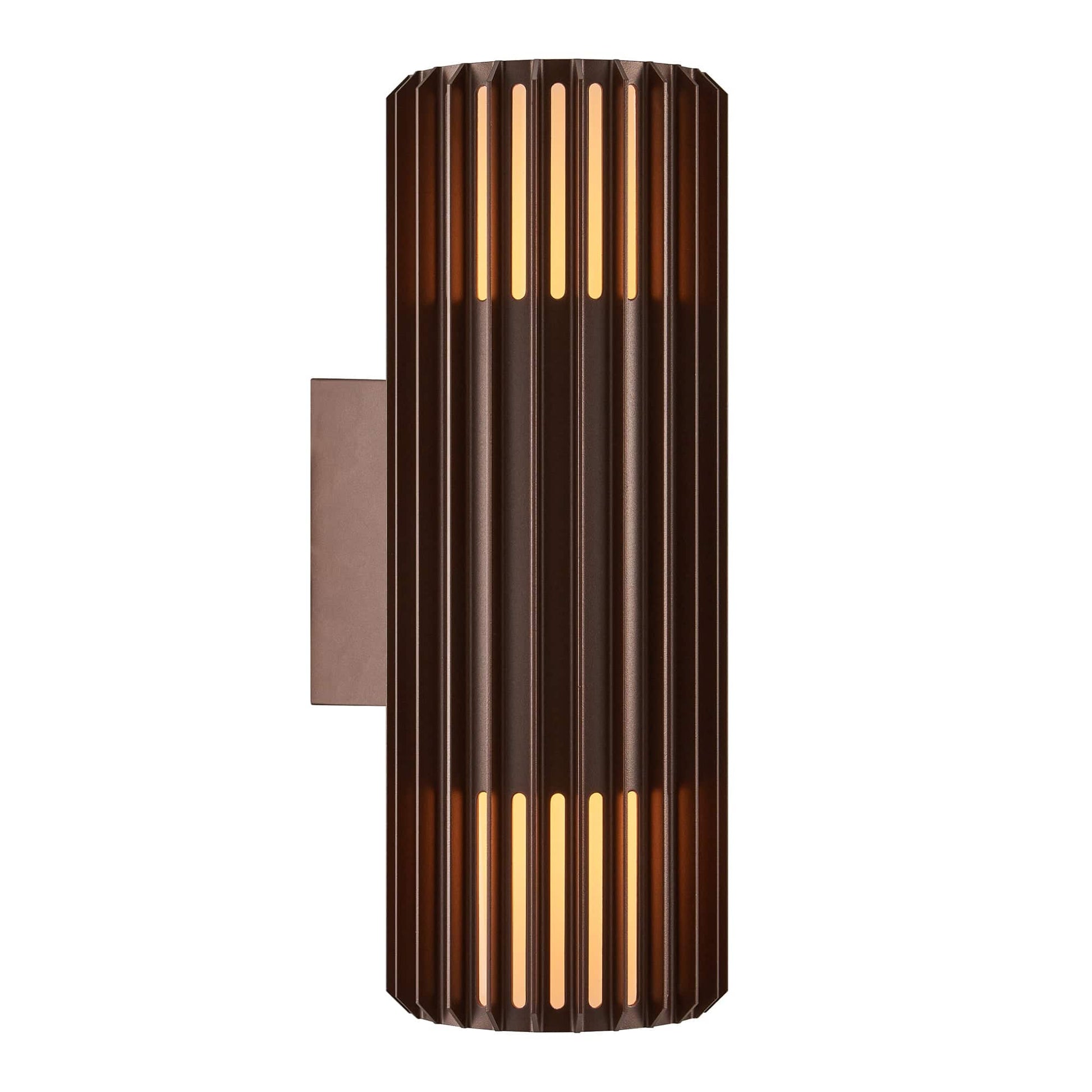 Nordlux Outdoor Lights Brown metalic Aludra Double Outdoor Wall Light