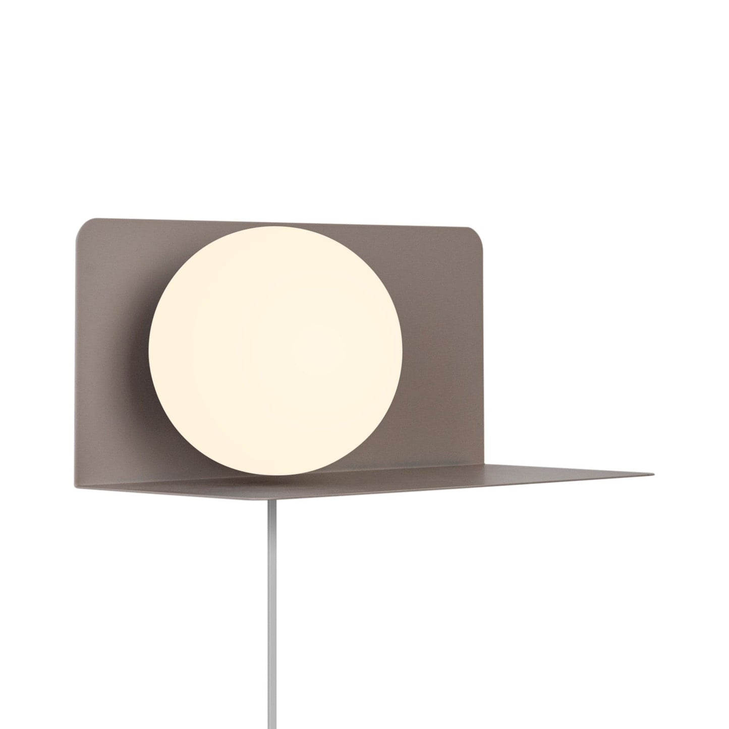 Nordlux Wall Lights Brown Lilibeth Plug in Wall Light with shelf