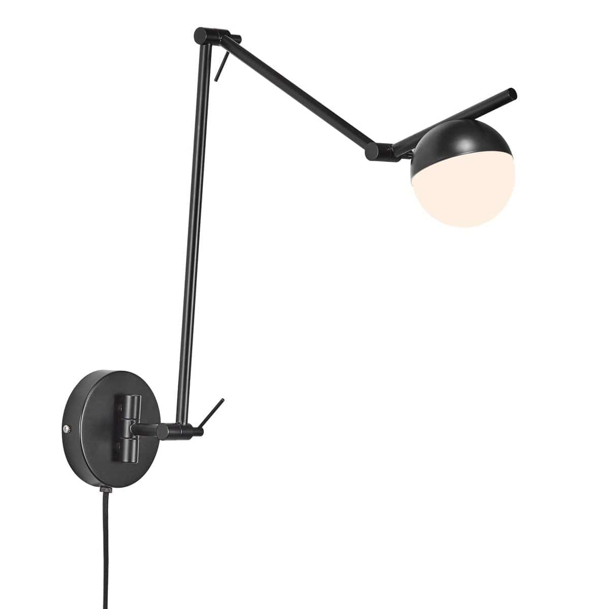 Nordlux Wall Lights Contina Wall/Ceiling Light, black or brass