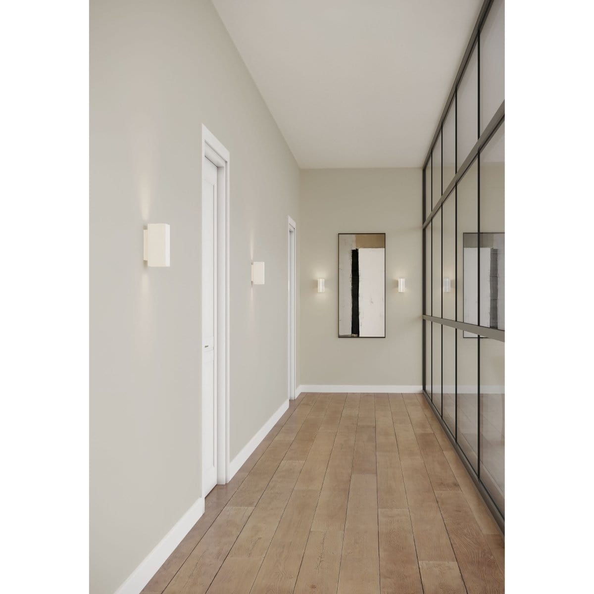 Nordlux Wall Lights Curtiz 3-Step Wall Light, black or white