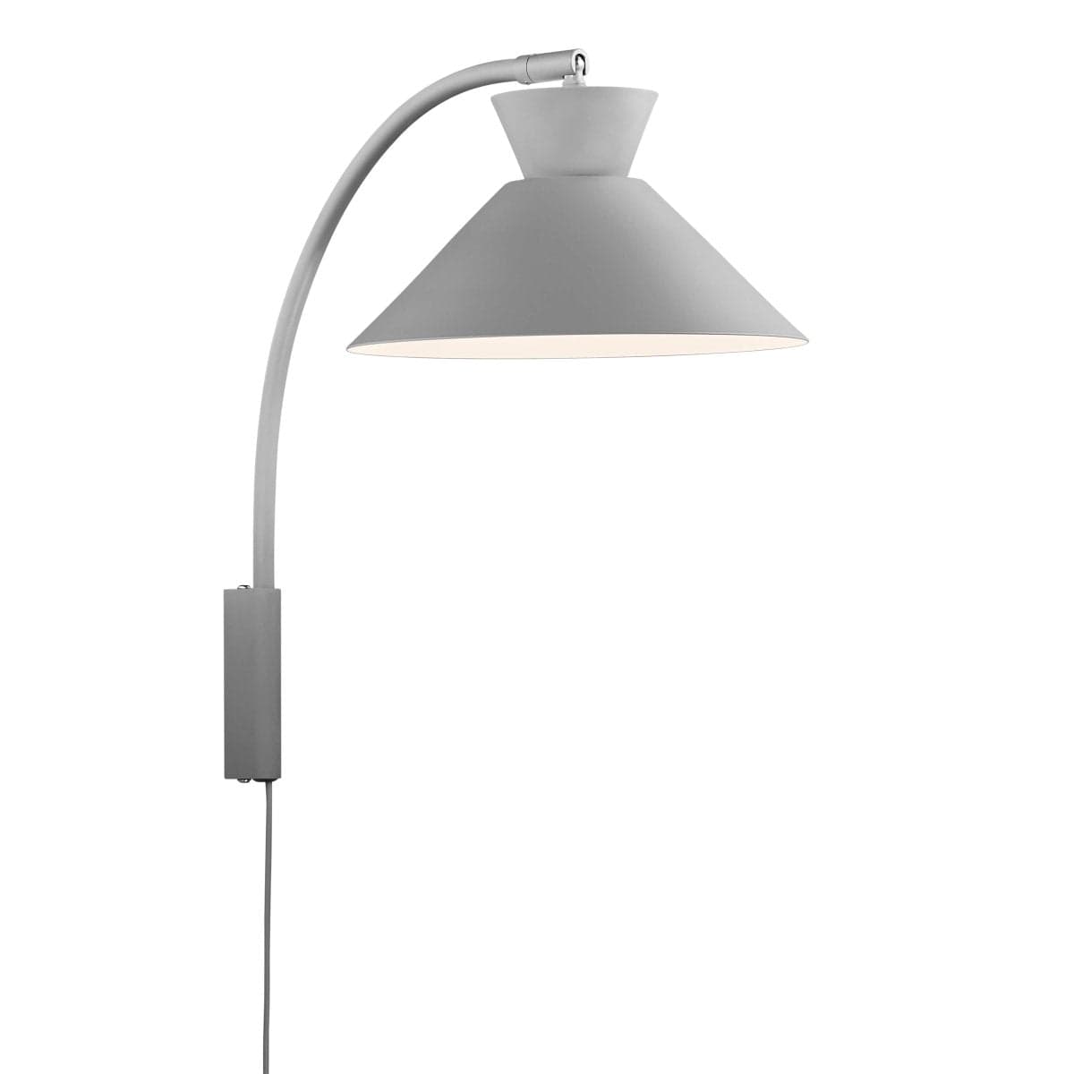 Nordlux Wall Lights Grey Dial Wall Light, grey, black or white